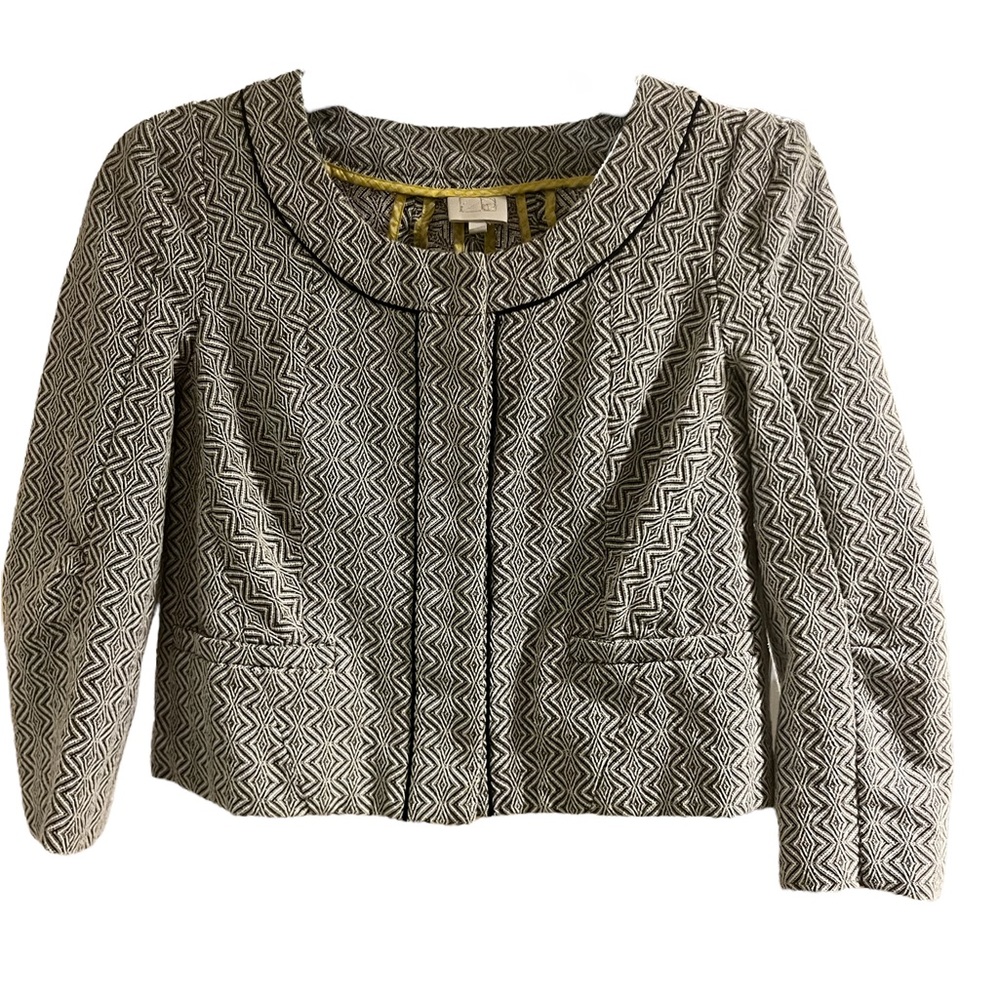 Anthropology Cropped Womens Blazer